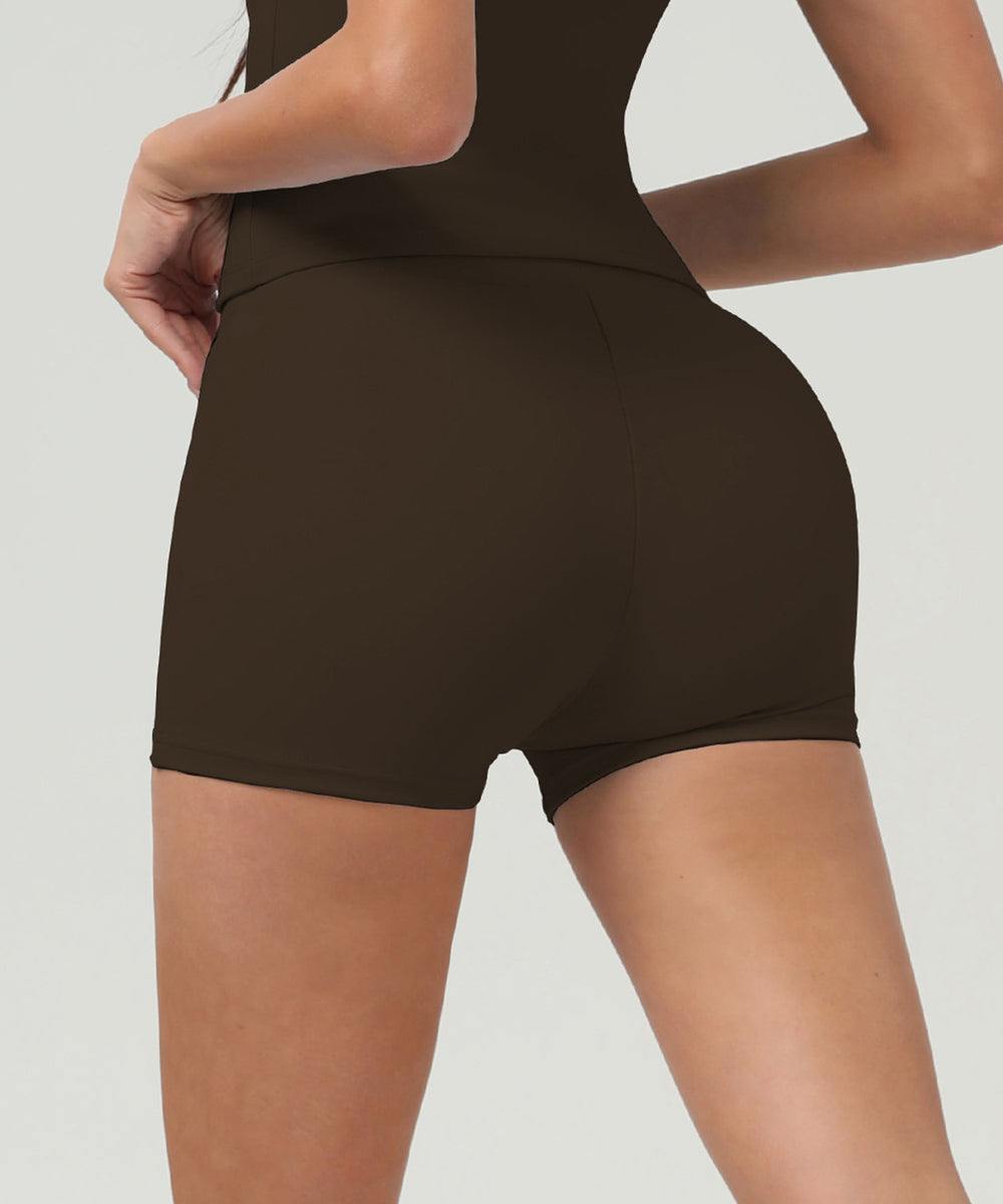 High Rise Drawstring Waist Short