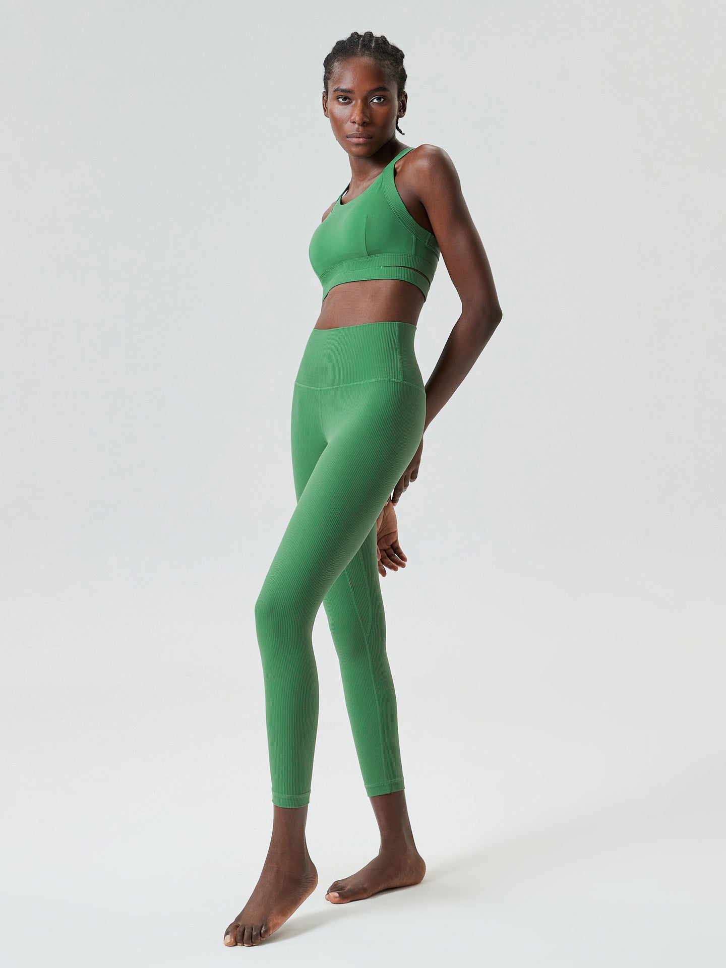 Round Neck Racerback Sports Bra