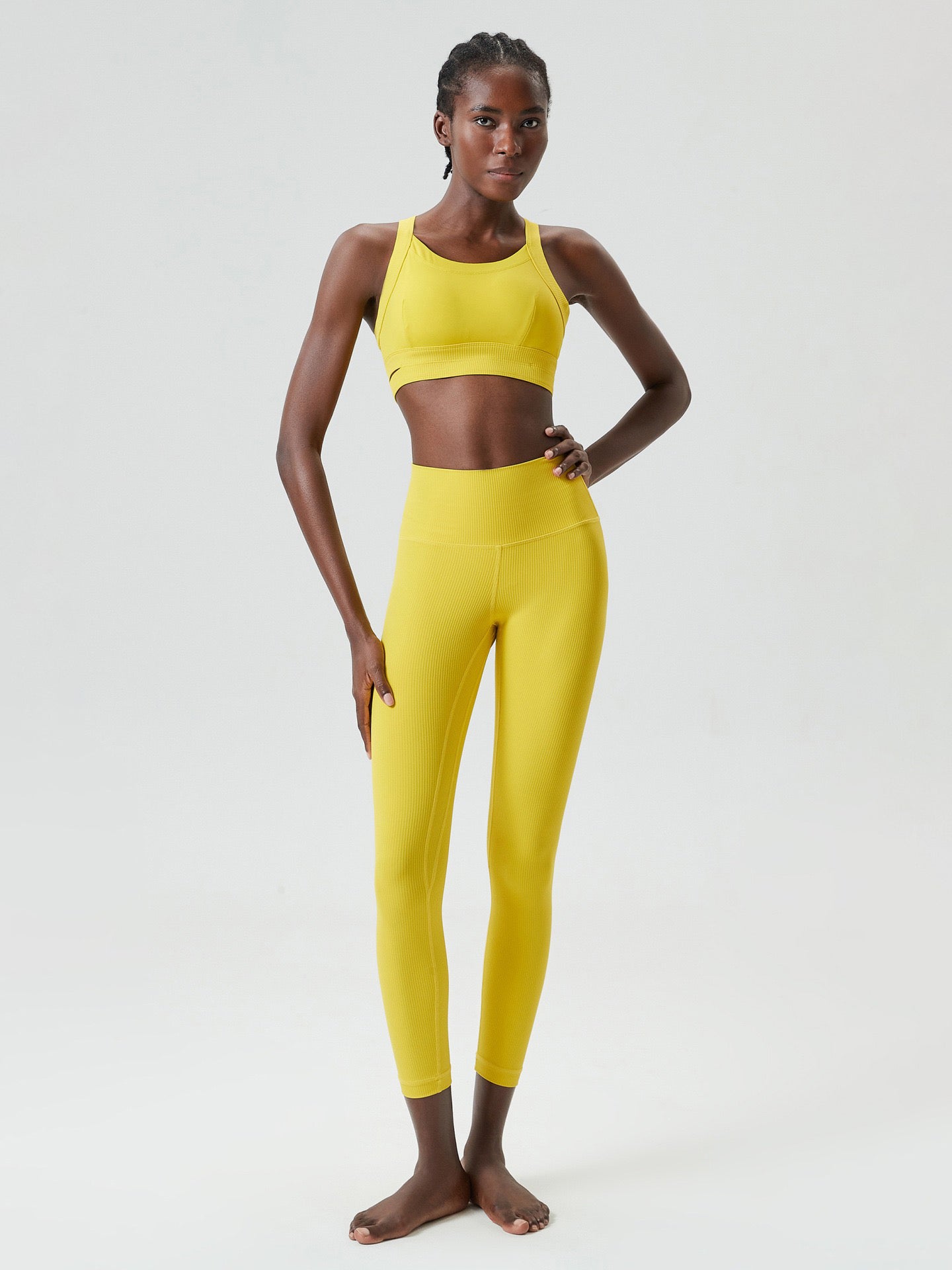 Round Neck Racerback Sports Bra