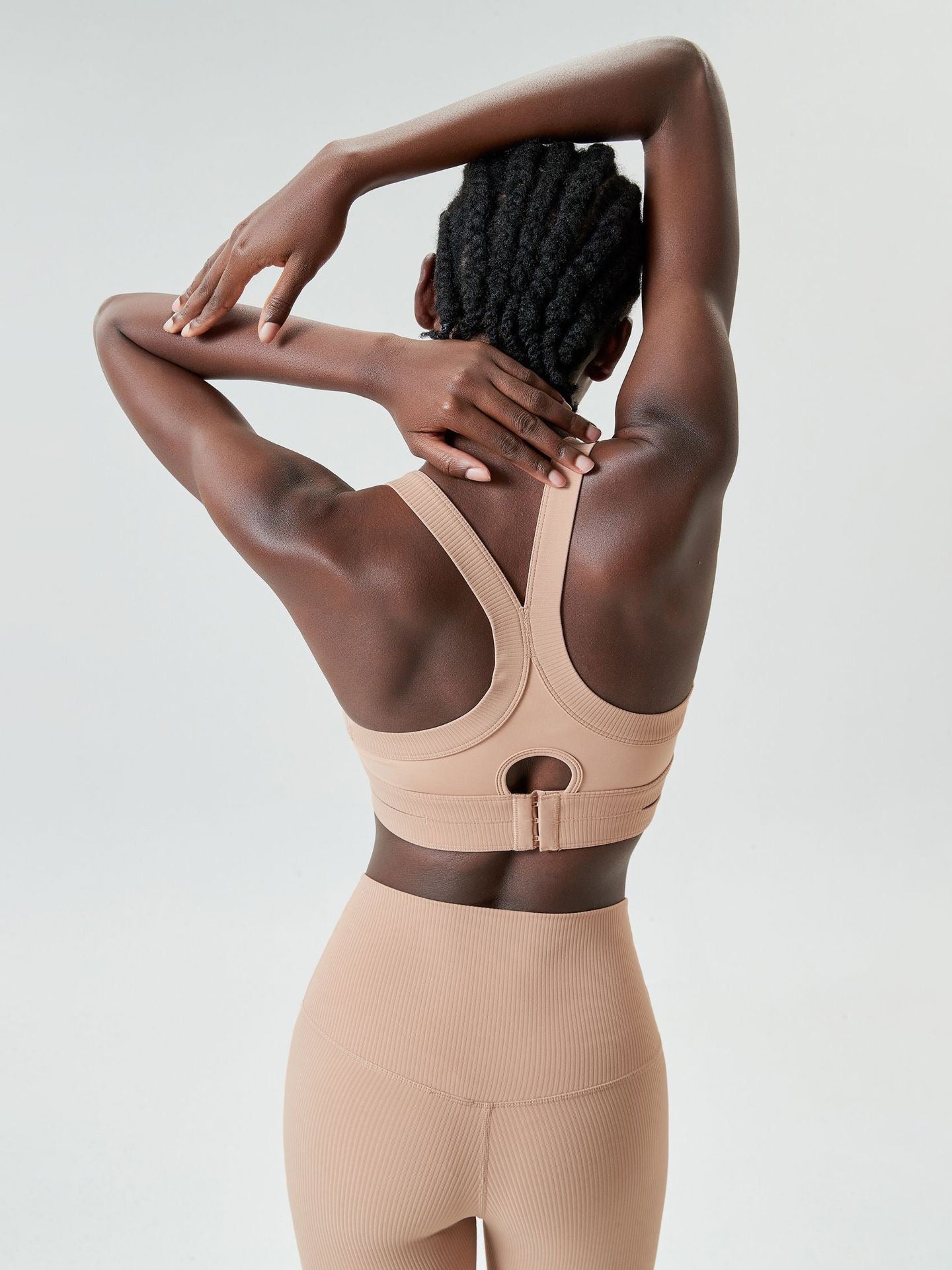 Round Neck Racerback Sports Bra
