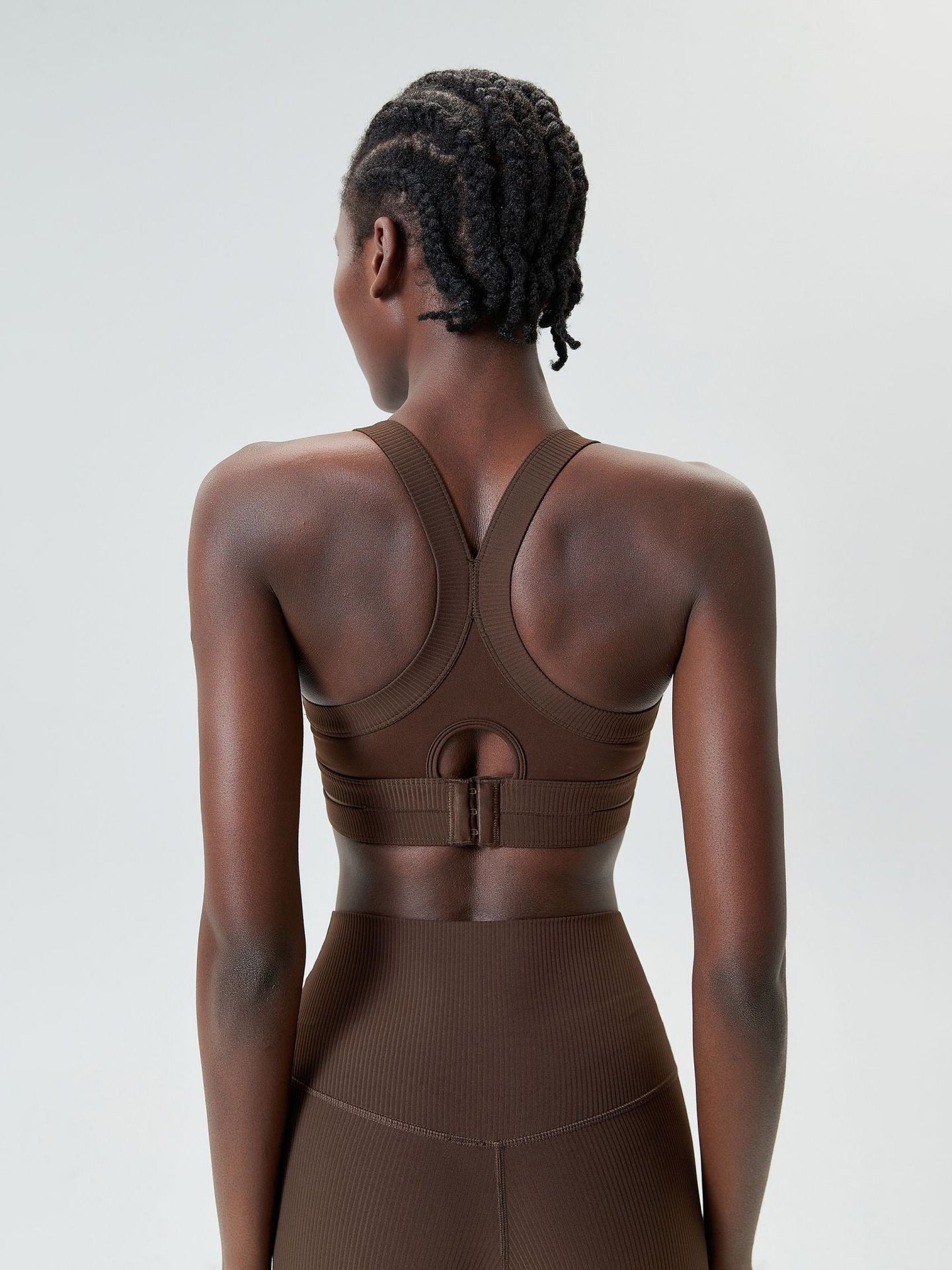 Round Neck Racerback Sports Bra