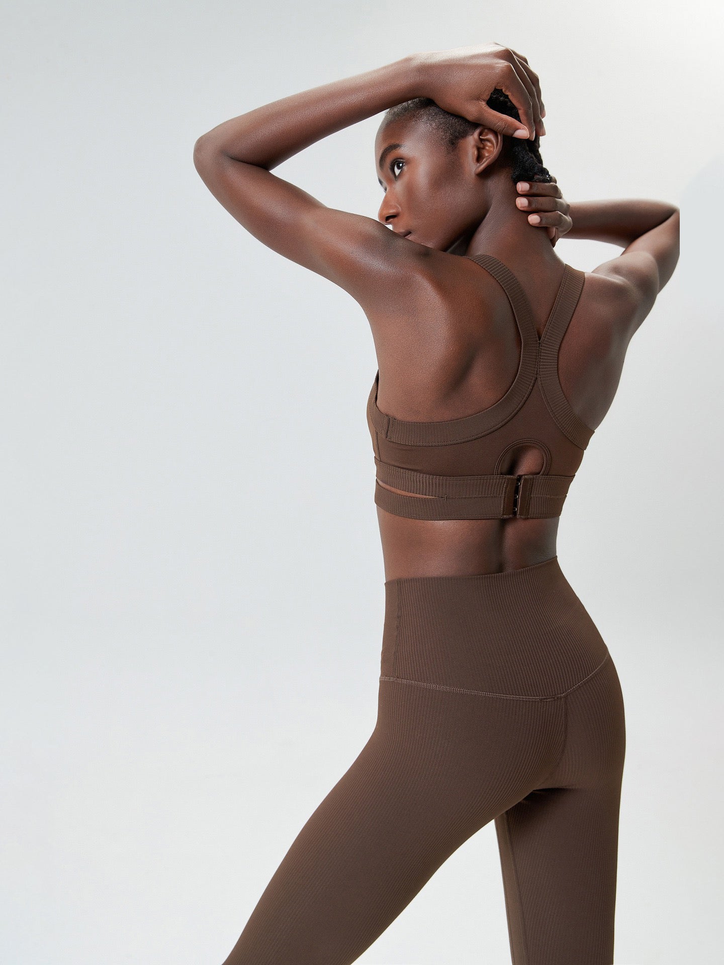 Round Neck Racerback Sports Bra