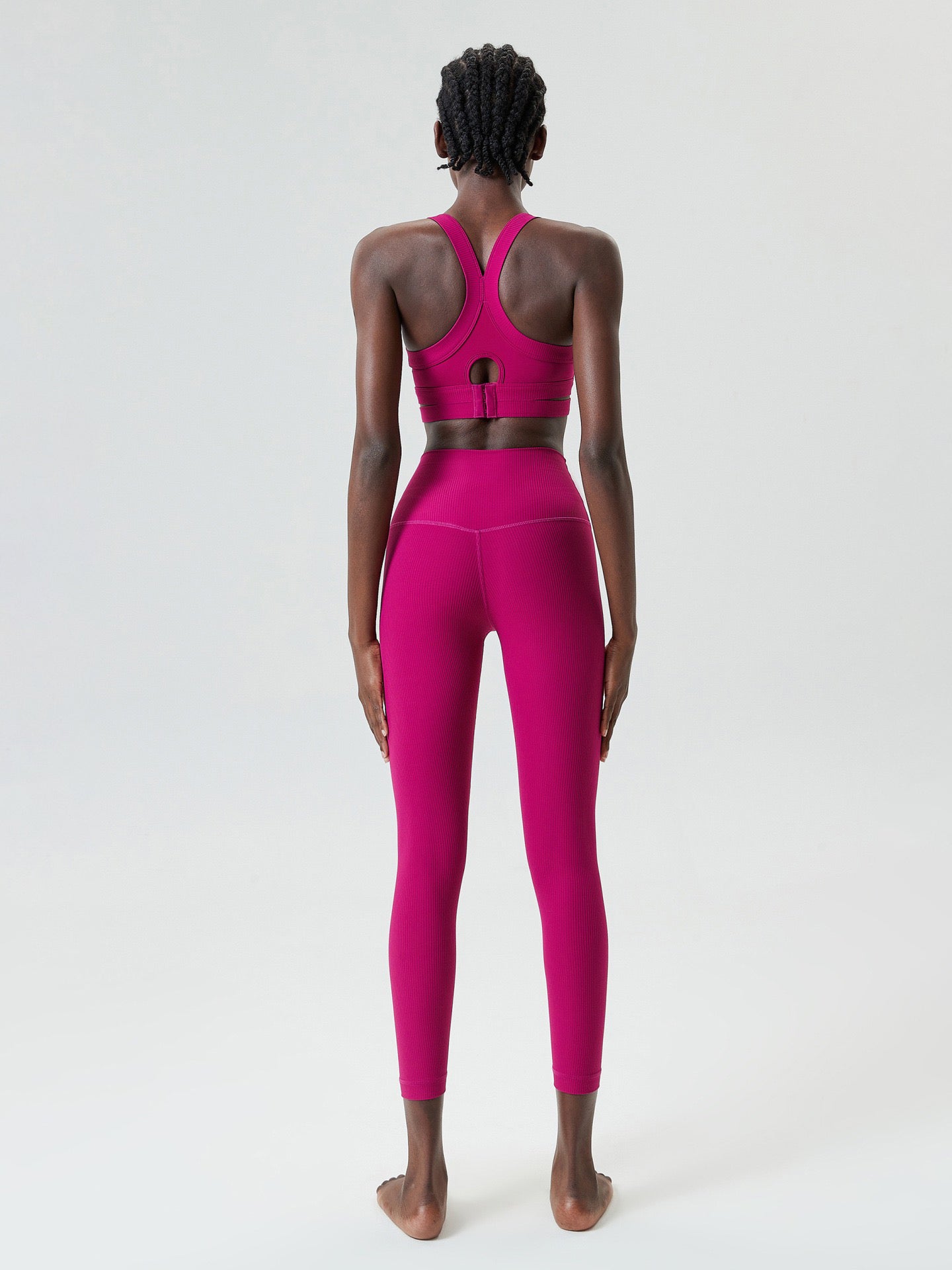Round Neck Racerback Sports Bra