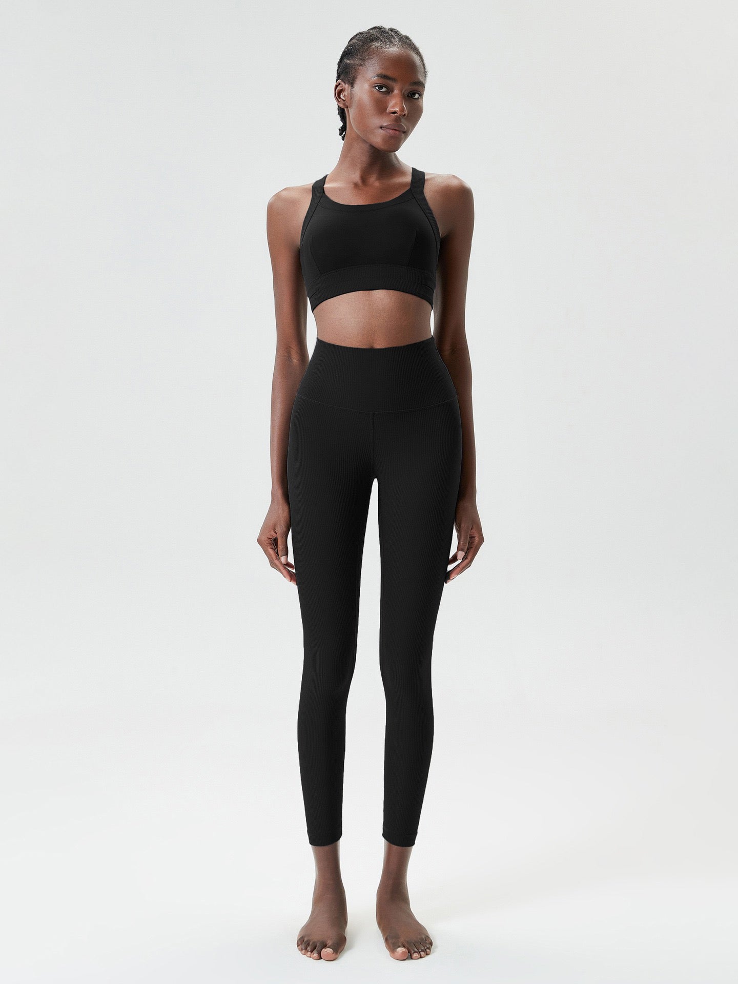 Round Neck Racerback Sports Bra