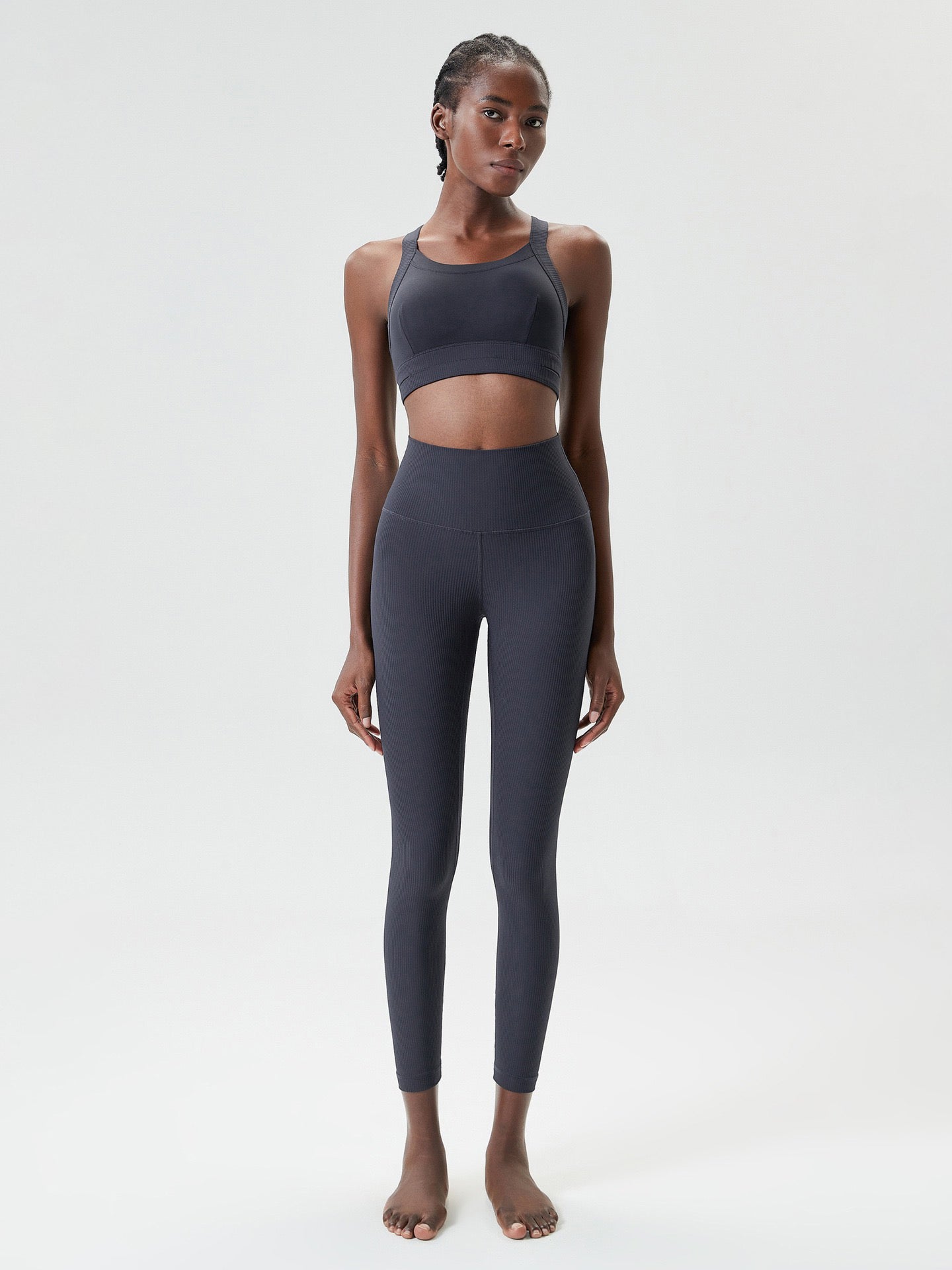 Round Neck Racerback Sports Bra