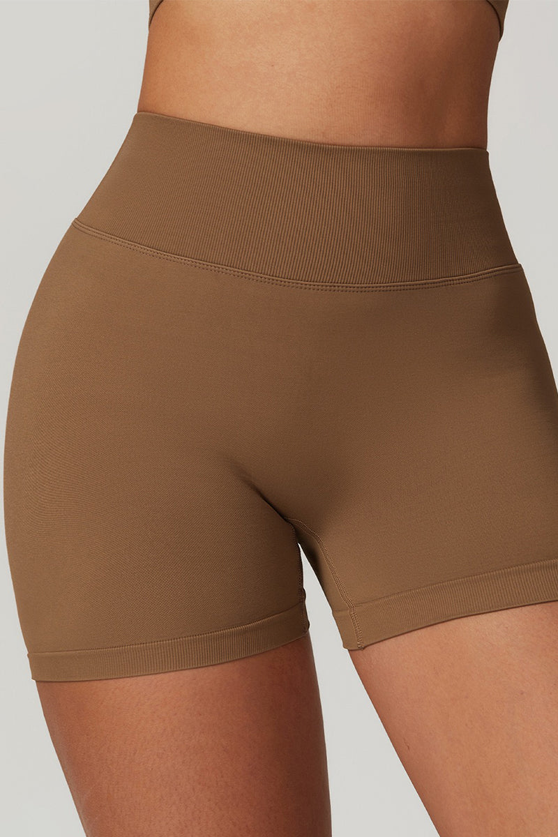 High Rise Ribbed Waistband Short