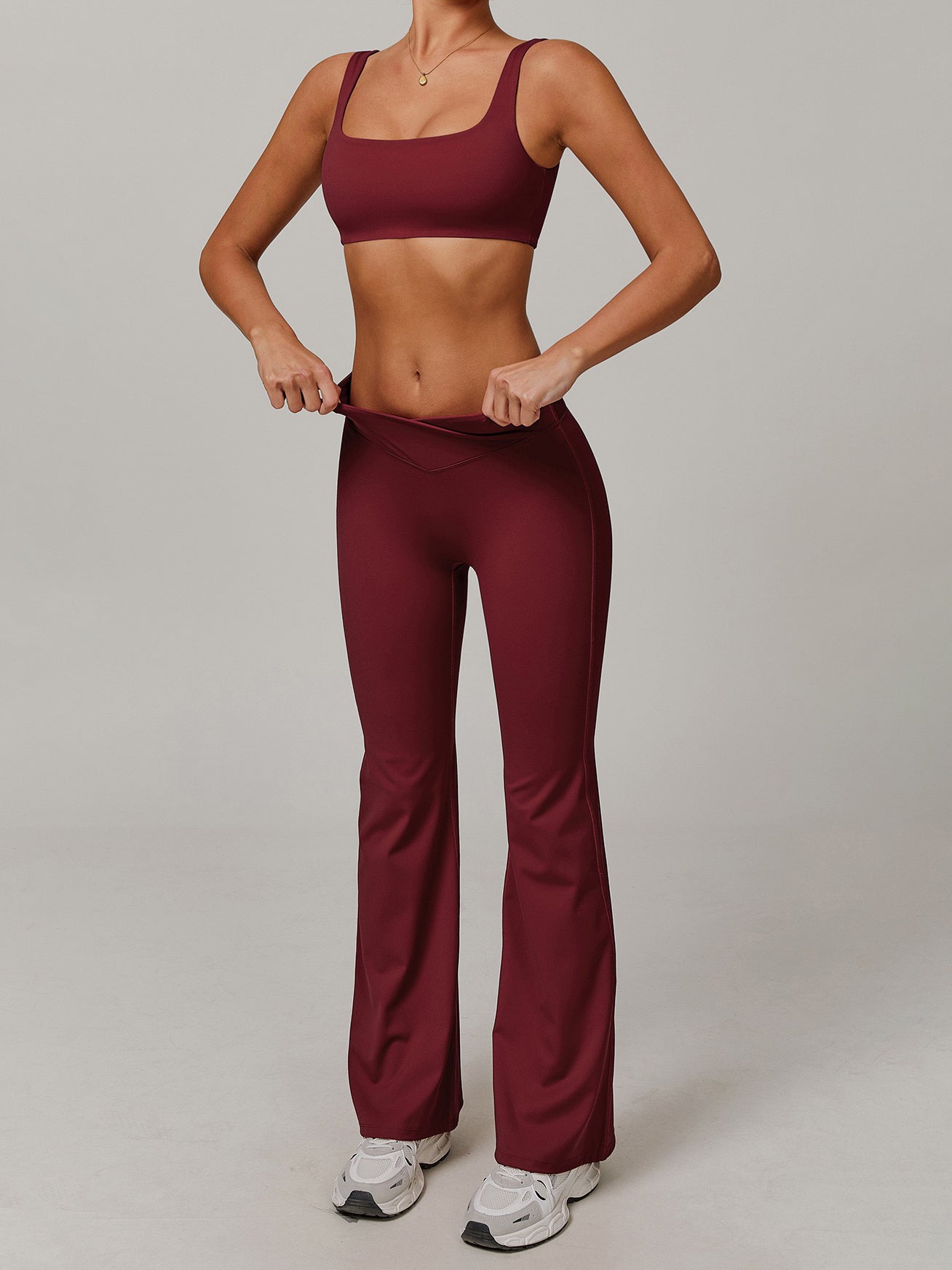 Seamless Crossover Flare Legging