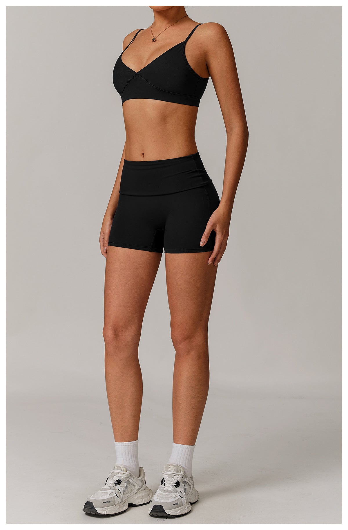 High Rise Foldover Short