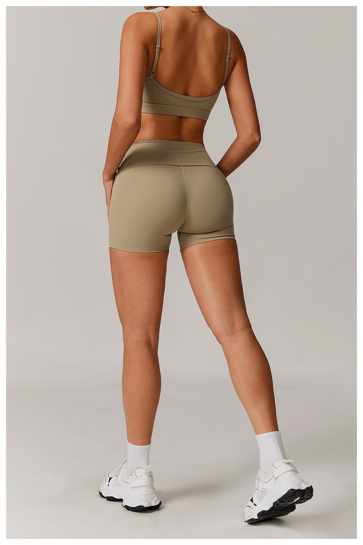High Rise Foldover Short