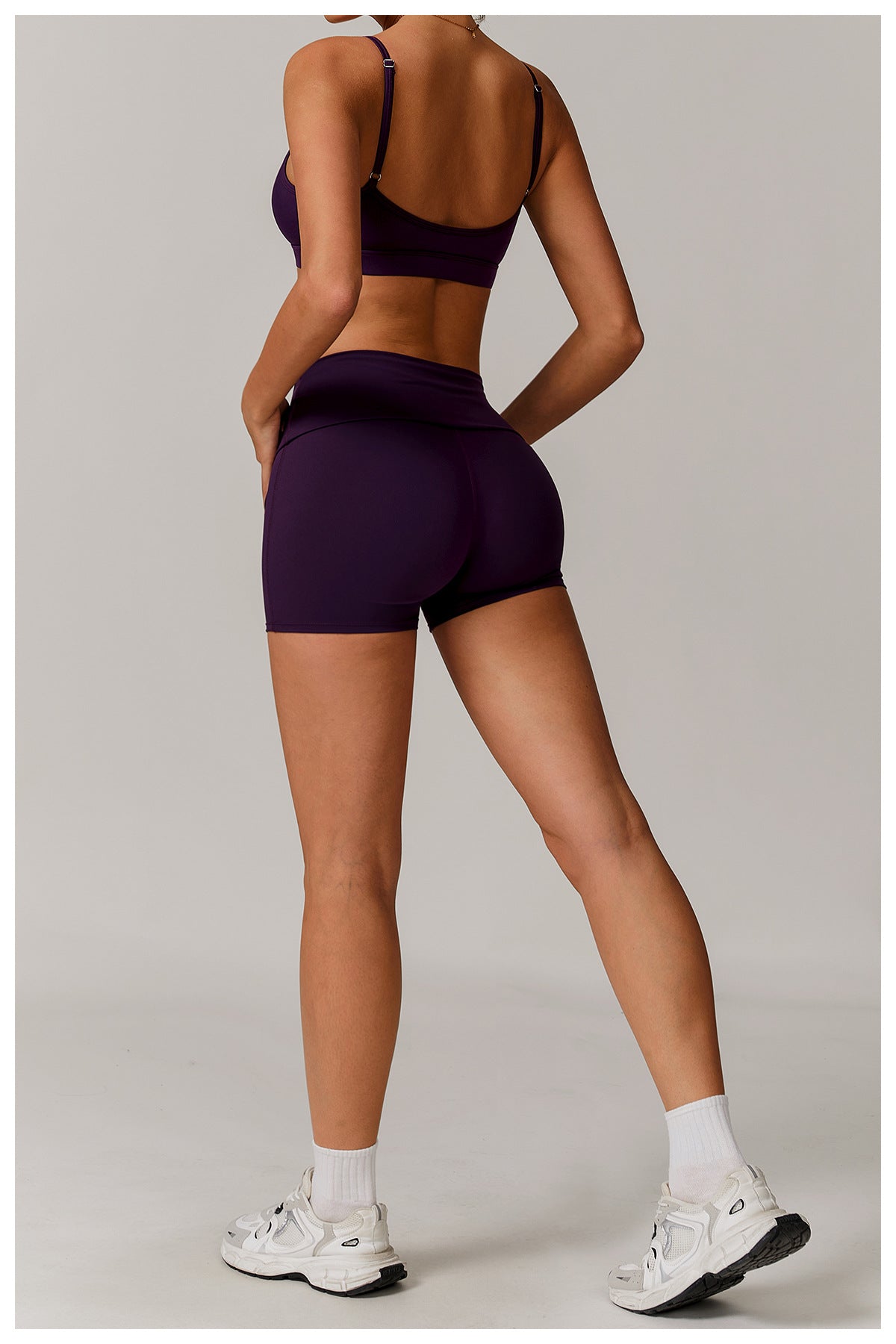 High Rise Foldover Short