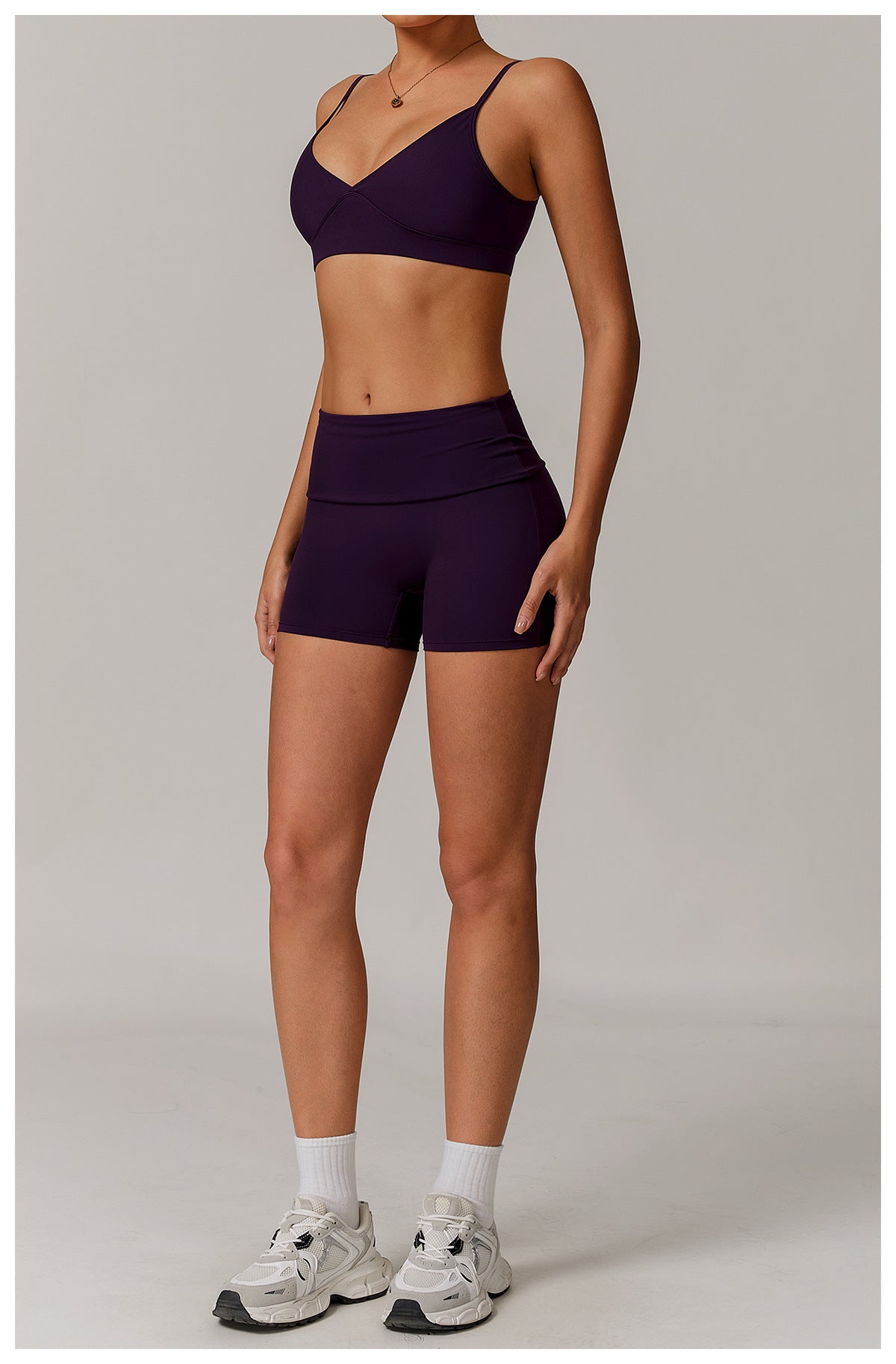 High Rise Foldover Short