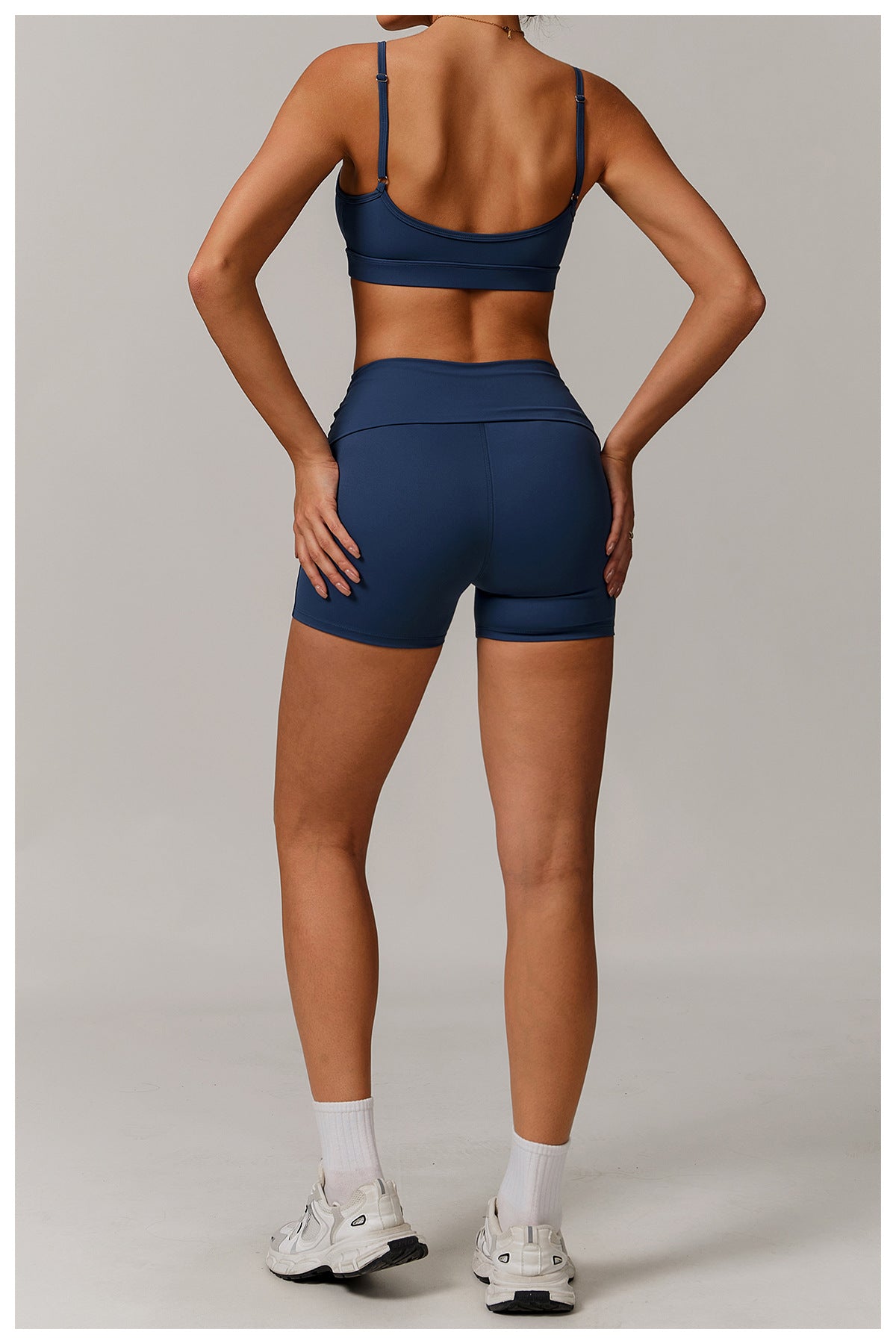 High Rise Foldover Short
