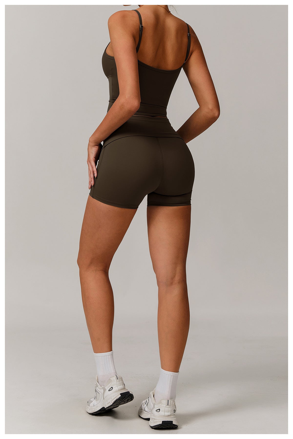 High Rise Foldover Short