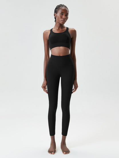 Round Neck Racerback Sports Bra
