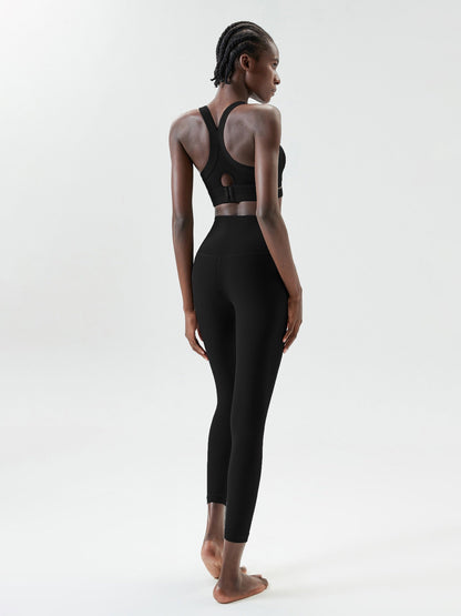 Round Neck Racerback Sports Bra