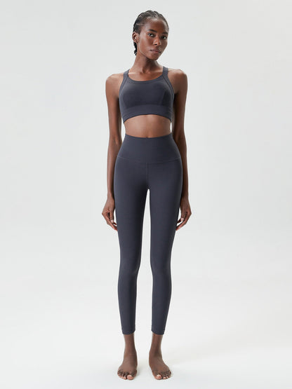 Round Neck Racerback Sports Bra