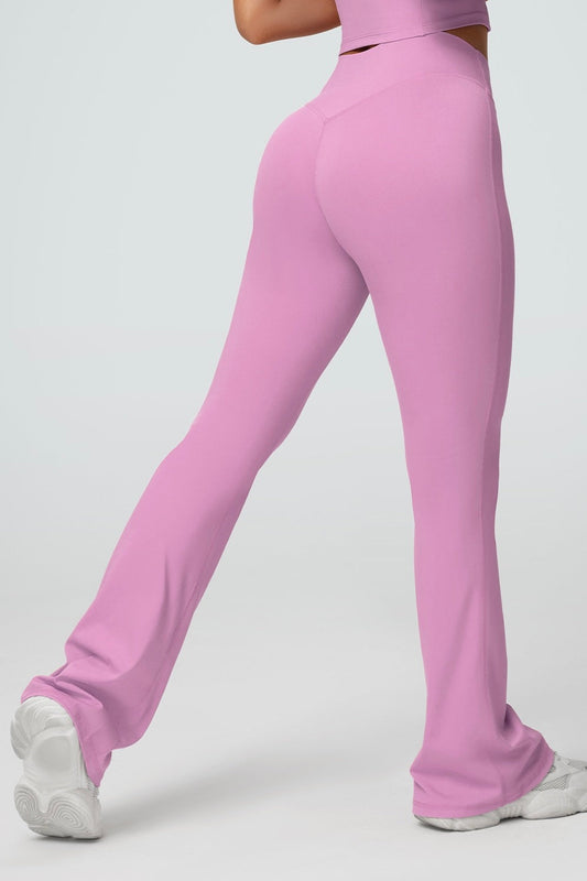 Højtaljede Crossover Flare Leggings