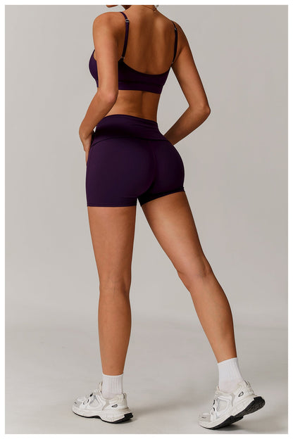 High Rise Foldover Short