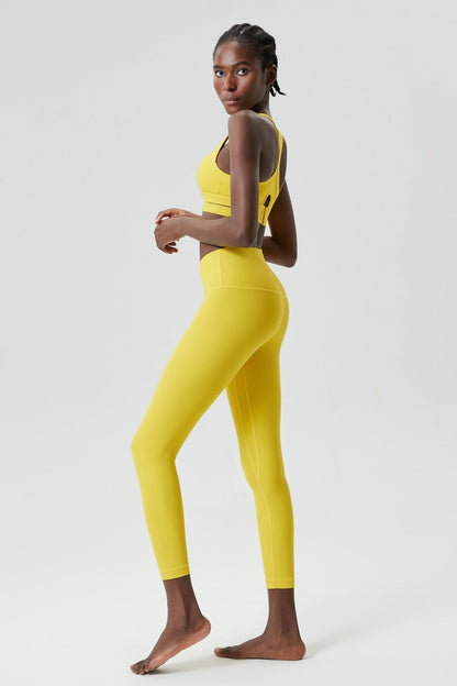 Round Neck Racerback Sports Bra