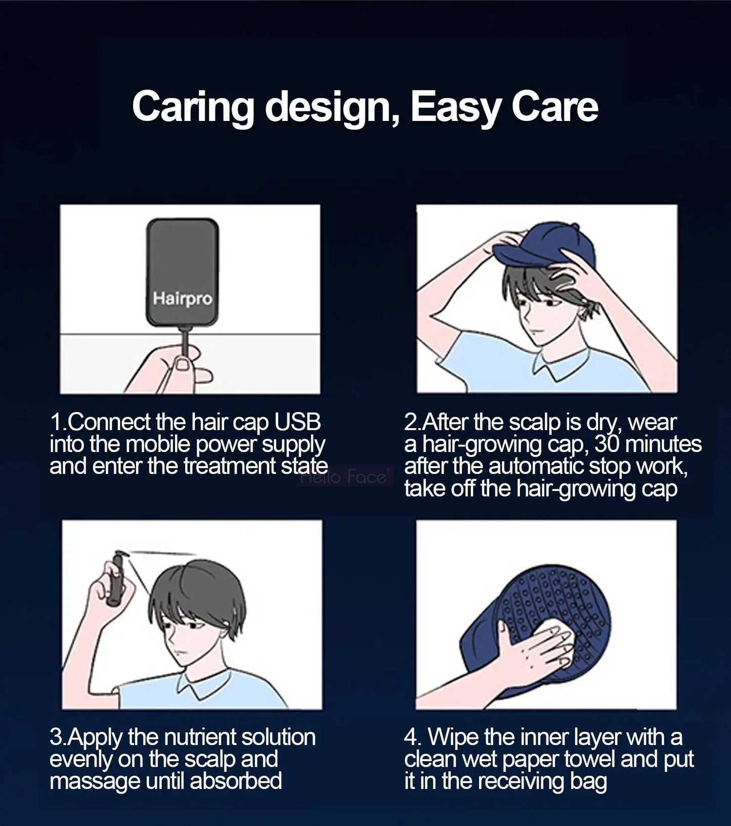 Dunclo Laser Hair Cap – Wissenschaftlich validiert. Sichtbar dichteres Haar.