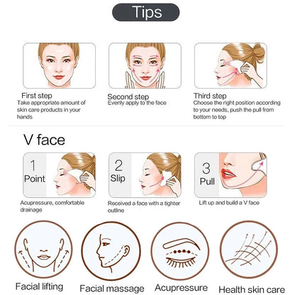 Dunclo Gua Sha Massage Tool – Natürliches Hautlifting und Entspannung für Gesicht und Hals