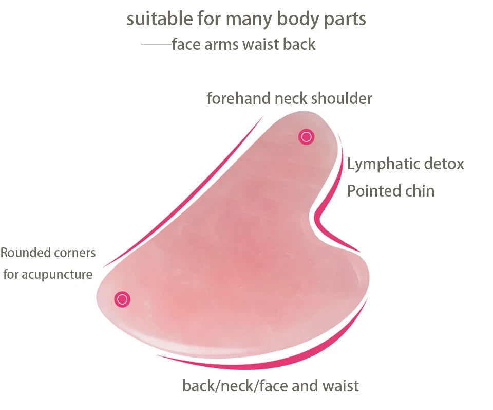 Dunclo Gua Sha Massage Tool – Natürliches Hautlifting und Entspannung für Gesicht und Hals